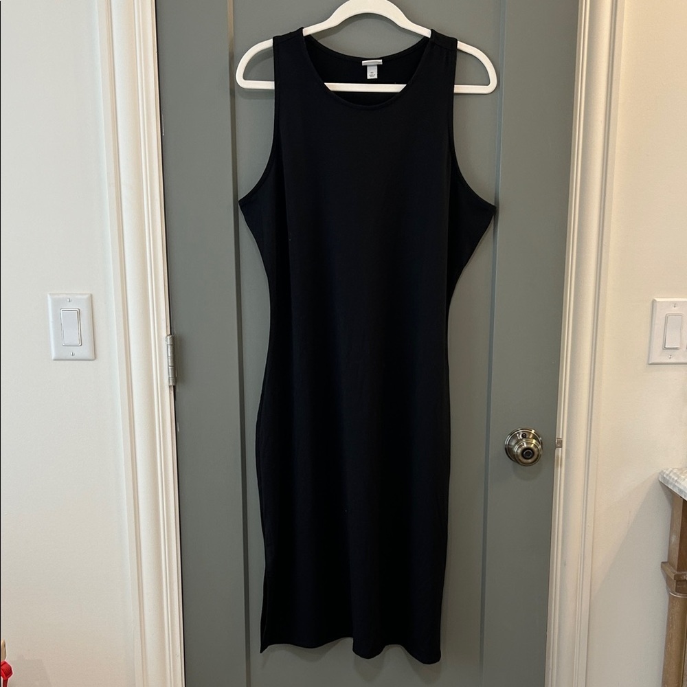 a new day Black Midi Dress size X-Large